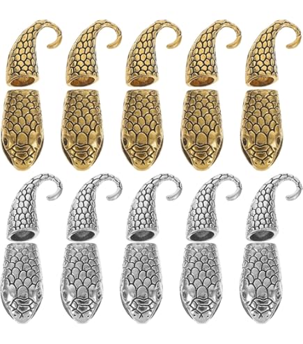 Amazon | 6セット フック 目の留め クラスプ アクセサリーパーツ ヘビ